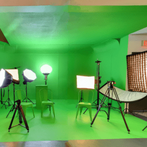 Green screen studio mirage