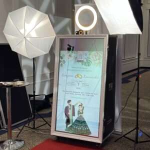 Magic Mirror photo booth at an event